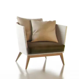 Point arc outdoor armchair